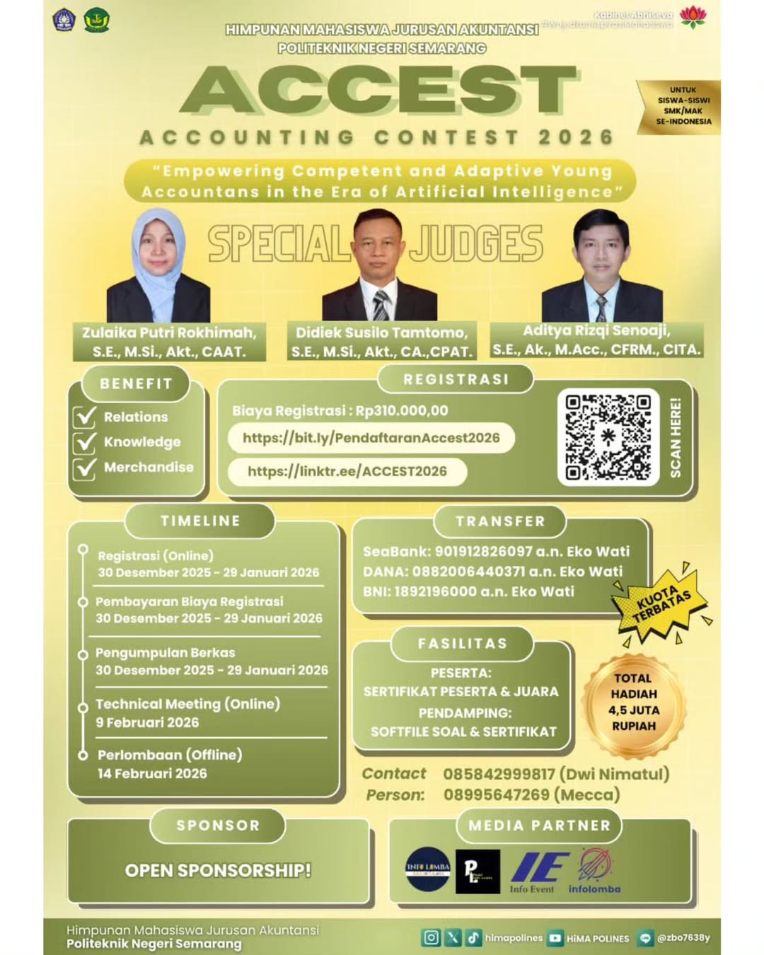 ACCOUNTING CONTEST 2026 - Poster 2