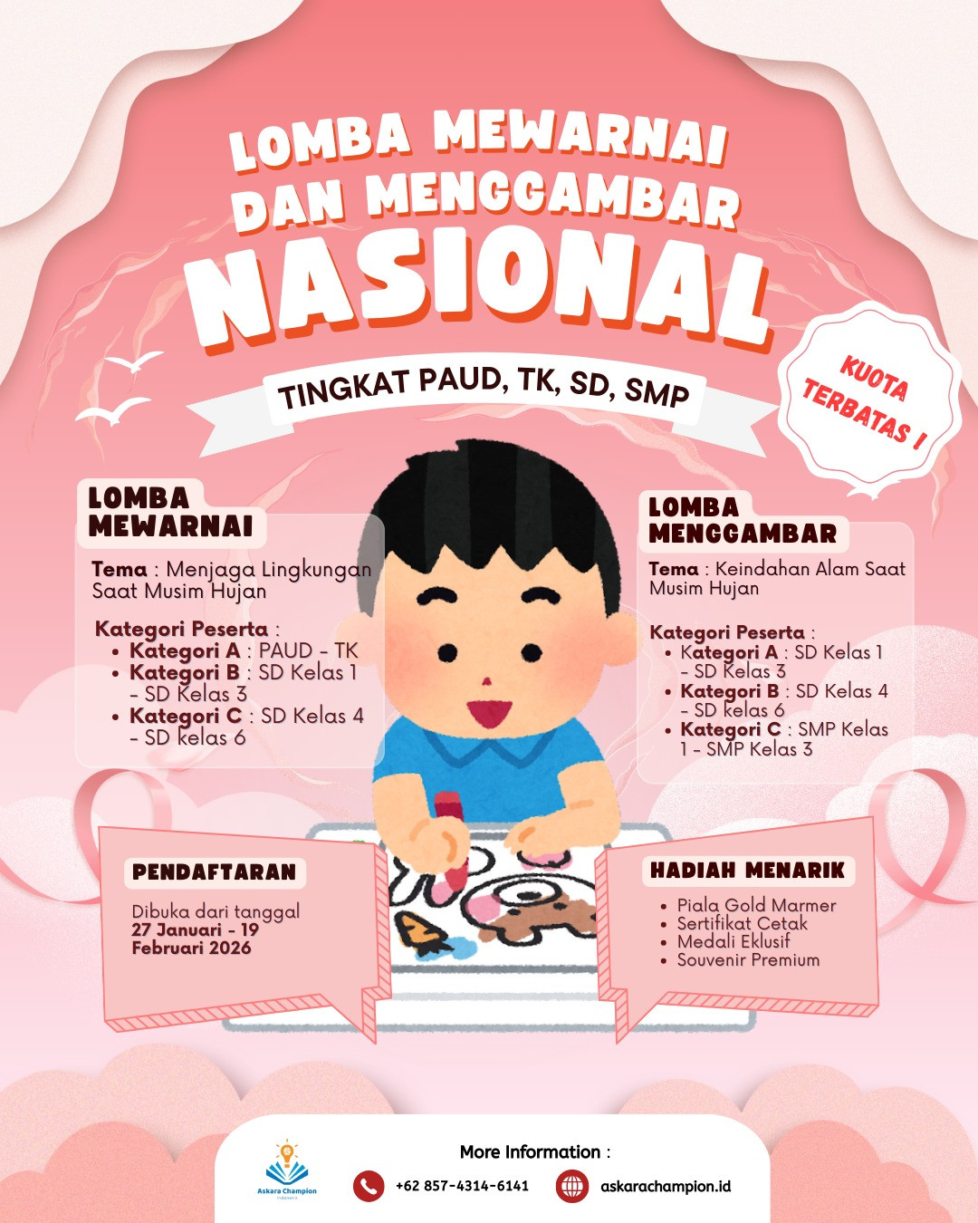 Lomba Mewarnai & Menggambar Nasional - Poster 2