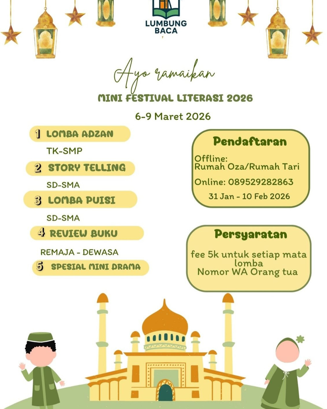 Mini Festival Literasi 2026 - Poster 2