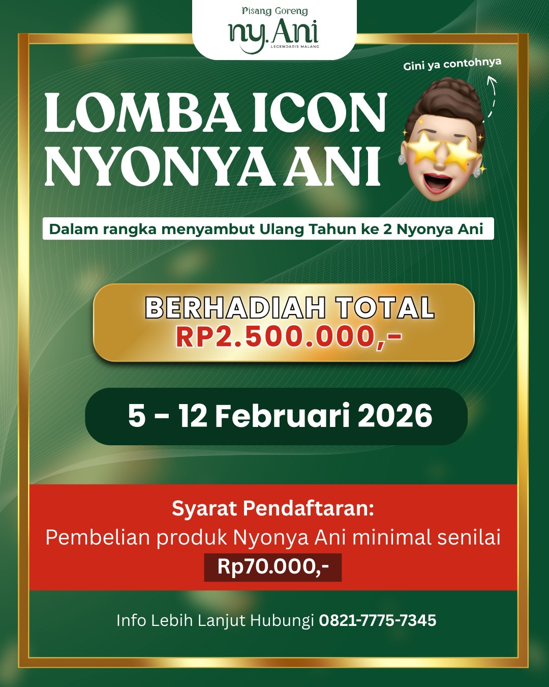 Lomba Icon Nyonya Ani - Poster 2