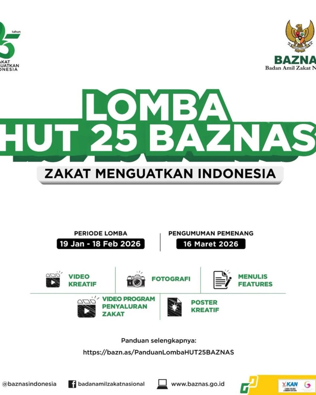 Lomba HUT 25 BAZNAS - Poster 2