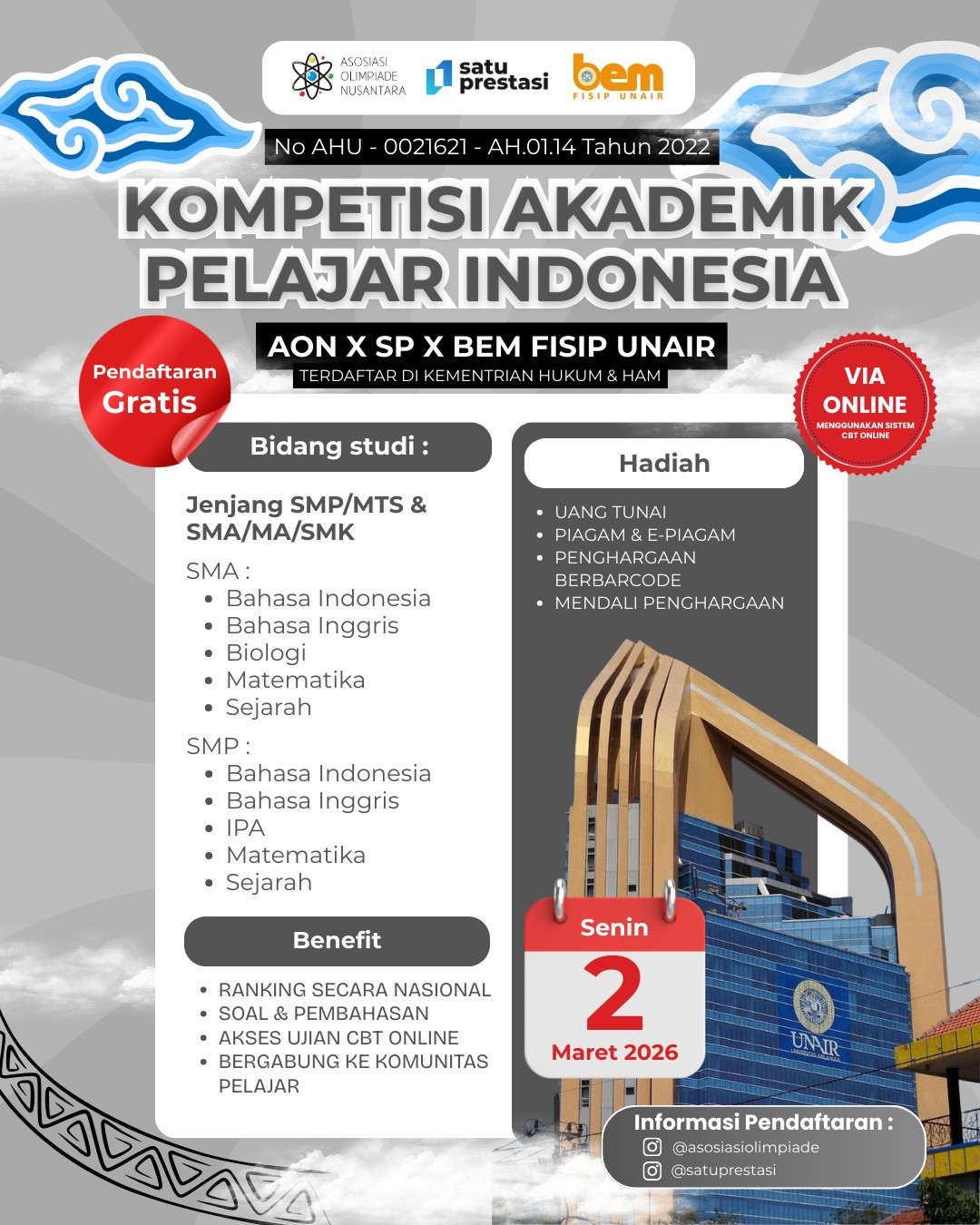 𝐊𝐎𝐌𝐏𝐄𝐓𝐈𝐒𝐈 𝐀𝐊𝐀𝐃𝐄𝐌𝐈𝐊 𝐏𝐄𝐋𝐀𝐉𝐀𝐑 𝐈𝐍𝐃𝐎𝐍𝐄𝐒𝐈𝐀 - Poster 2