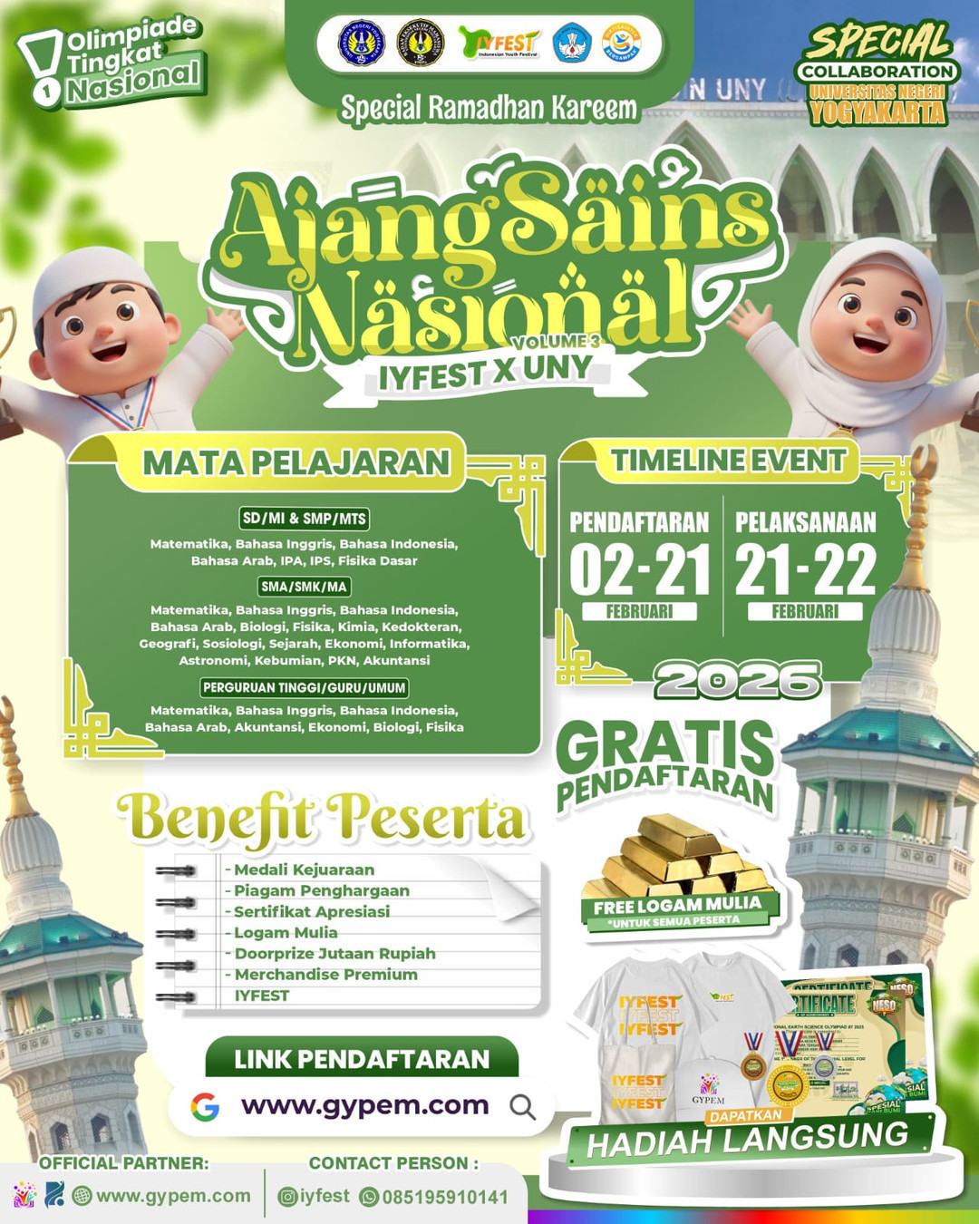 𝐀𝐣𝐚𝐧𝐠 𝐒𝐚𝐢𝐧𝐬 𝐍𝐚𝐬𝐢𝐨𝐧𝐚𝐥 (𝐀𝐒𝐍) 𝐕𝐨𝐥.𝟑 – 𝐈𝐘𝐅𝐄𝐒𝐓 𝟐𝟎𝟐𝟔 - Poster 2