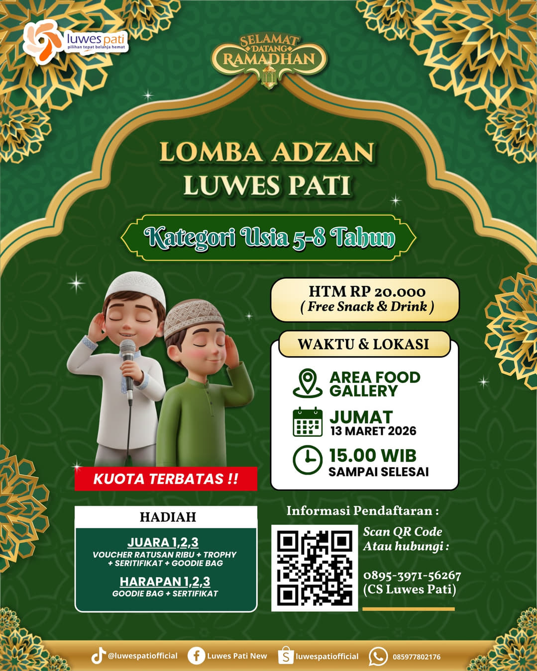 Lomba Adzan Luwes Pati - Poster 2