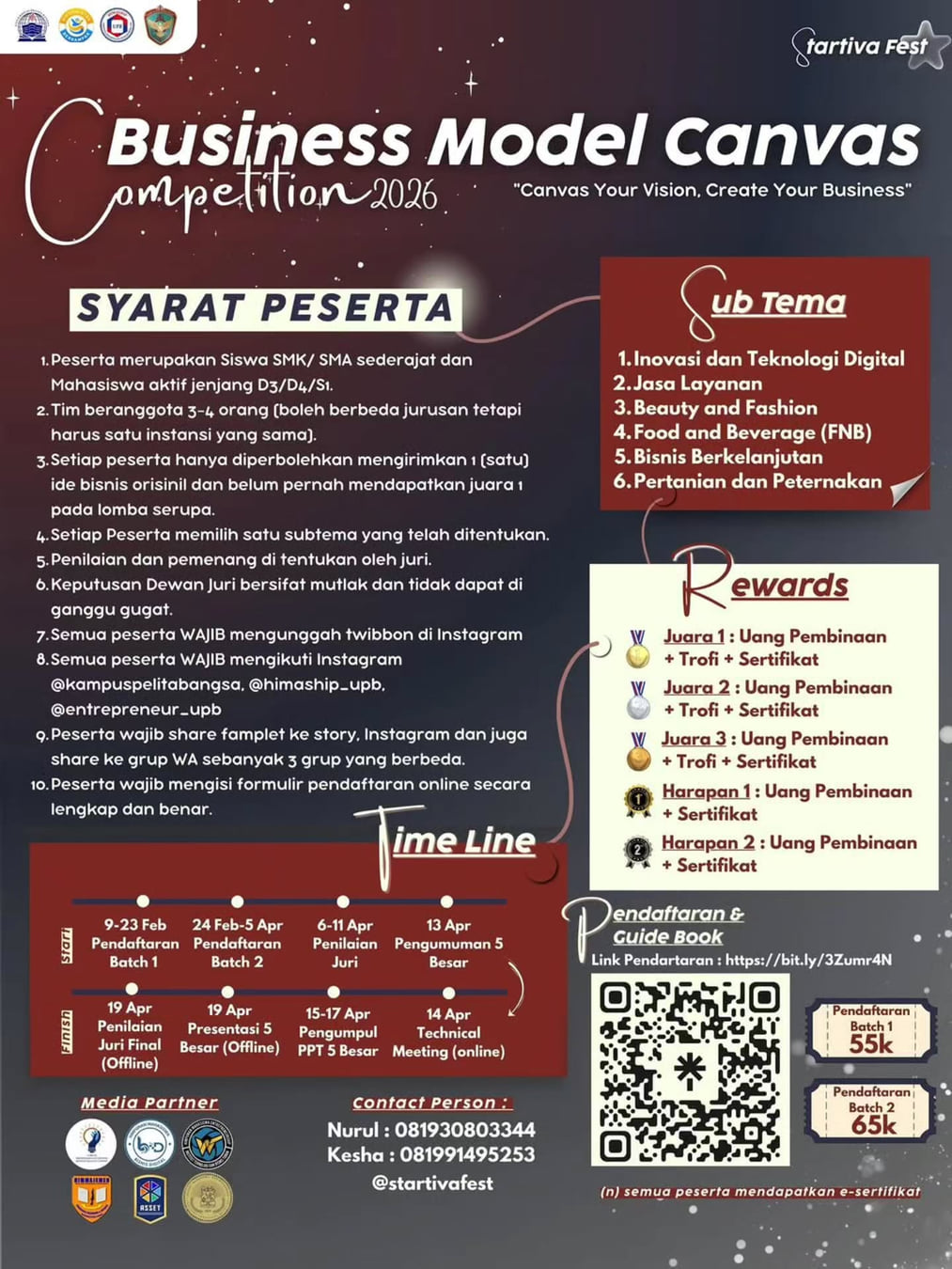 Business Model Canvas Competition 2026 - Poster 2