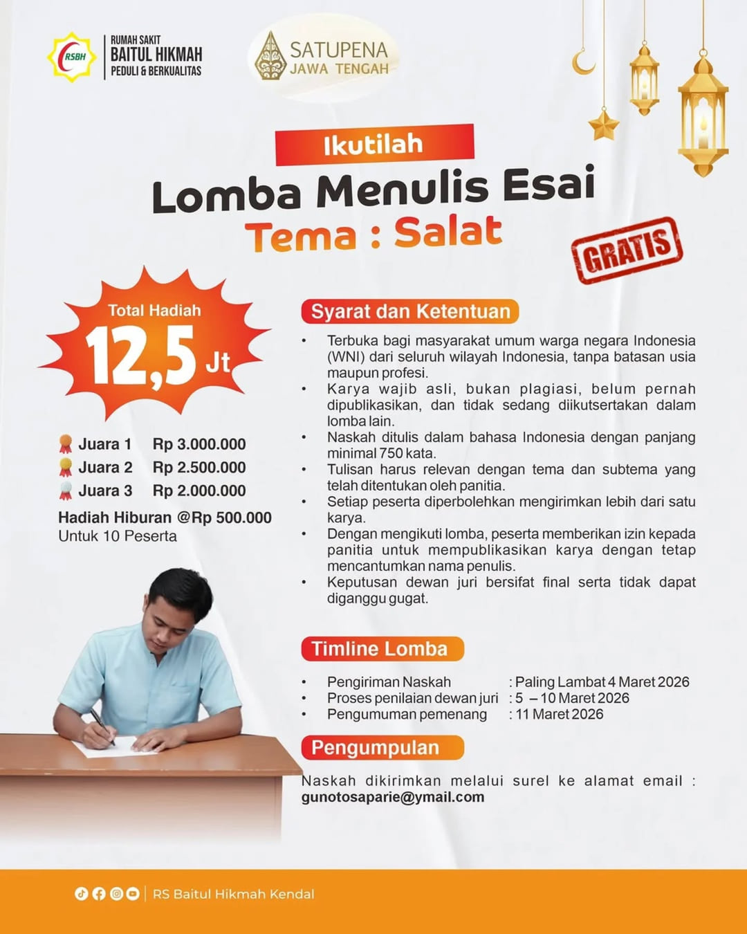 Lomba Menulis Essay Gratis - Poster 2
