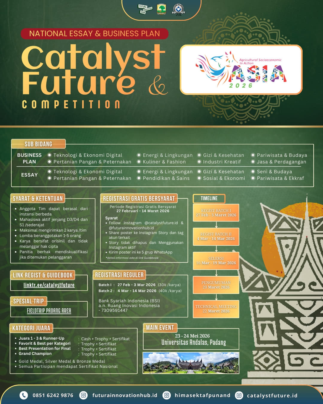 Catalyst Future Competition & ASIA 2026 - Poster 2