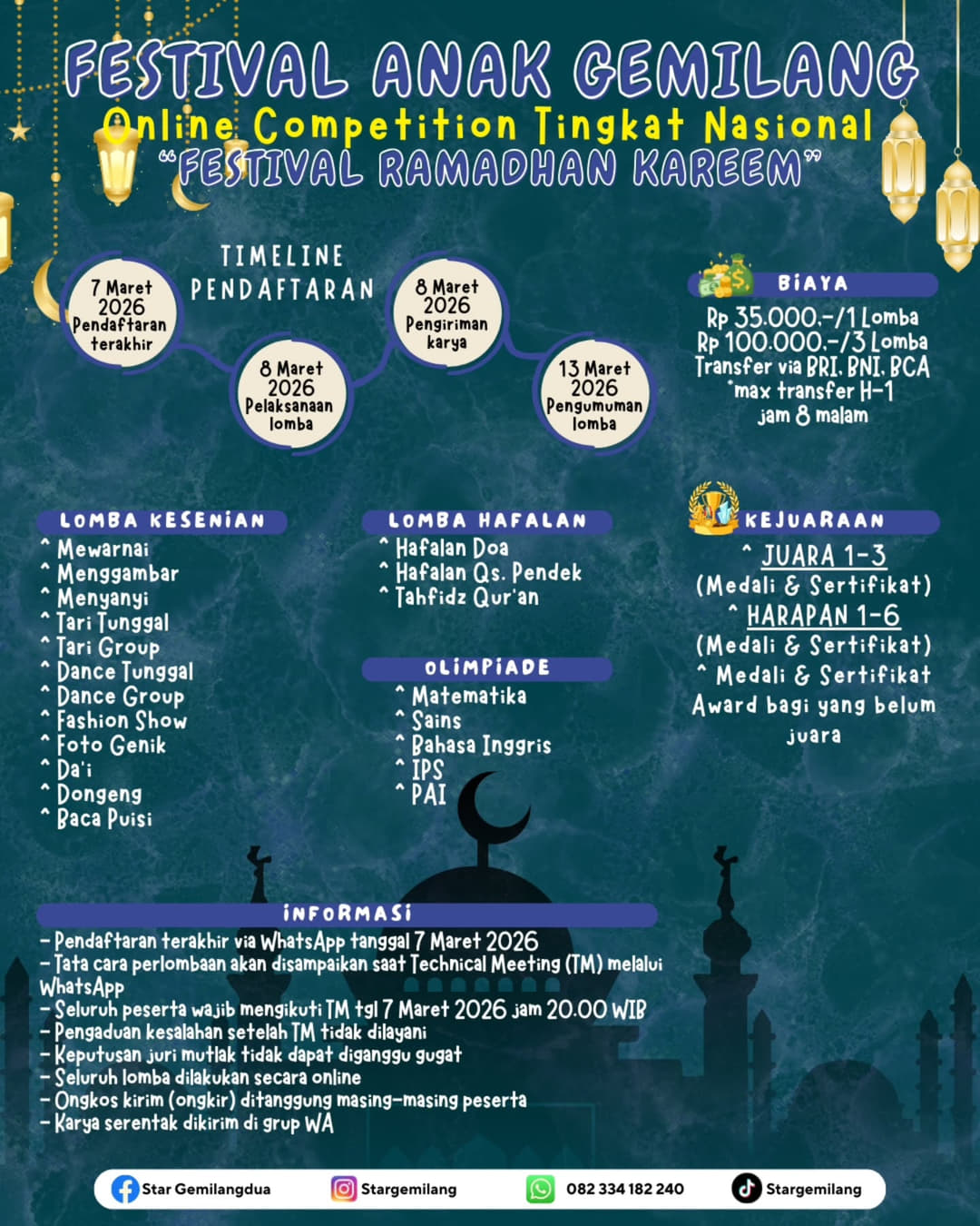 Lomba Online Tingkat Nasional - Poster 2