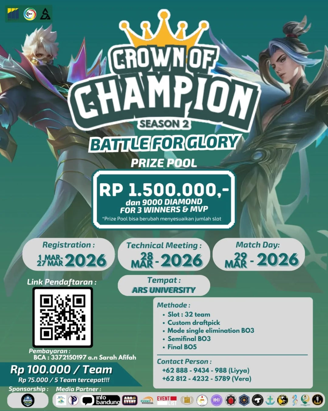 CROWN OF CHAMPIONS SEASON 2 - Poster 2
