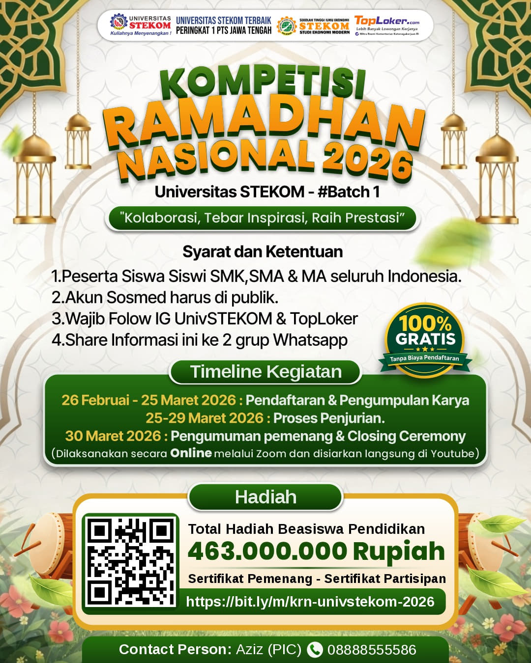 KOMPETISI RAMADHAN NASIONAL 2026 - Poster 2