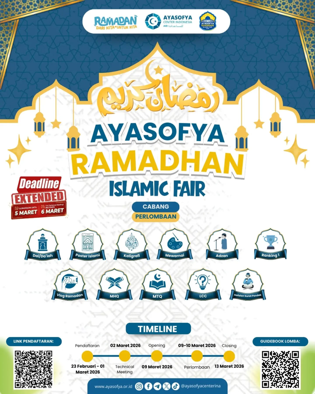 AYASOFYA RAMADHAN ISLAMIC FAIR 2026 - Poster 2