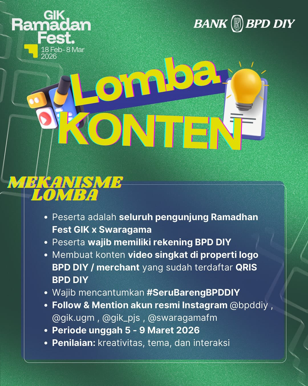 Lomba Konten - Poster 2