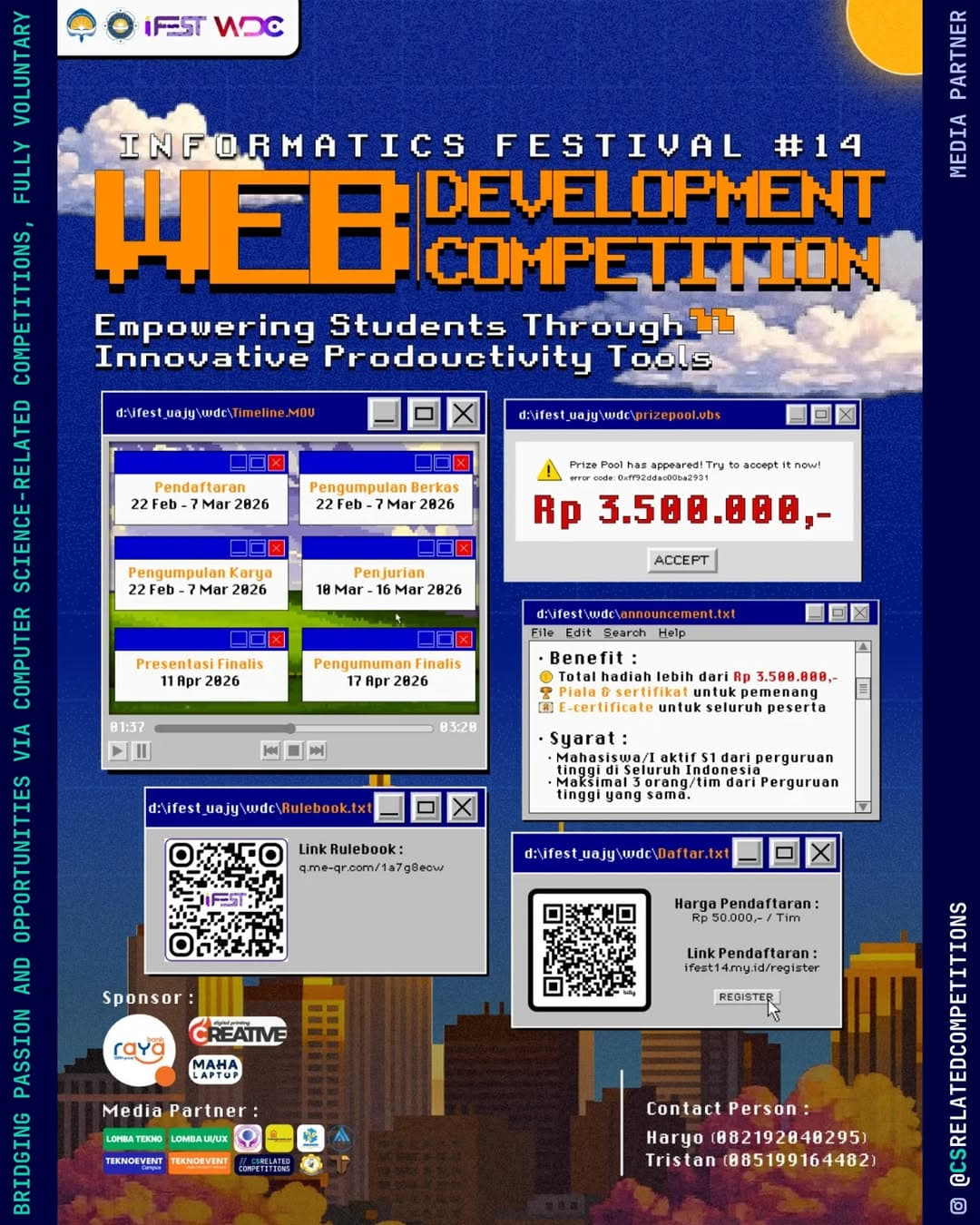 WEB DEVELOPMENT COMPETITION 2026 - Poster 2