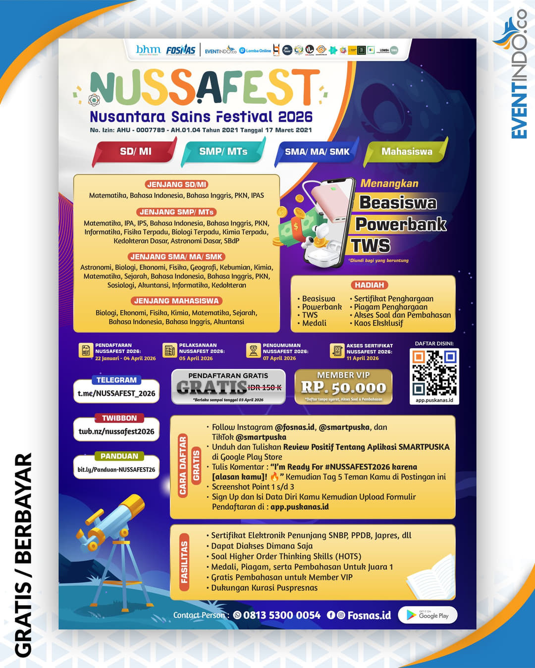 NUSSAFEST 2026 - Poster 2