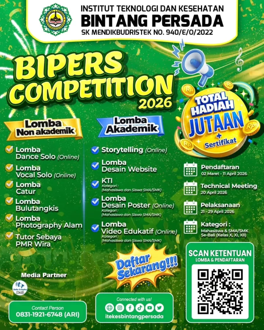 BIPERS COMPETITION 2026 - Poster 2