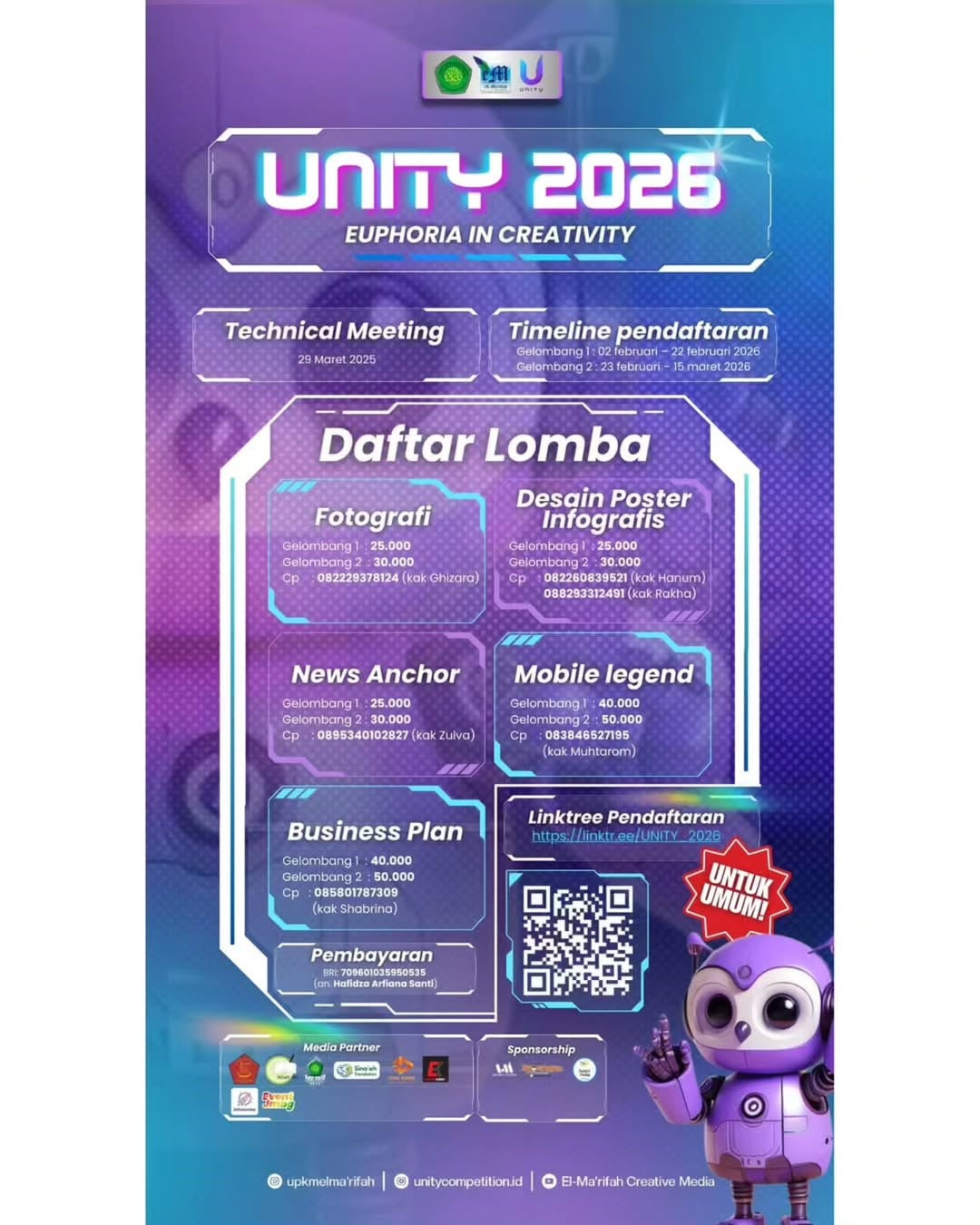 UNITY COMPETITION 2026 - Poster 2