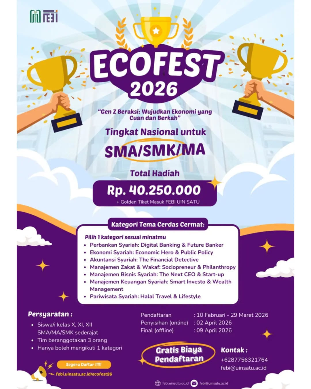 ECOFEST 2026 - Poster 2