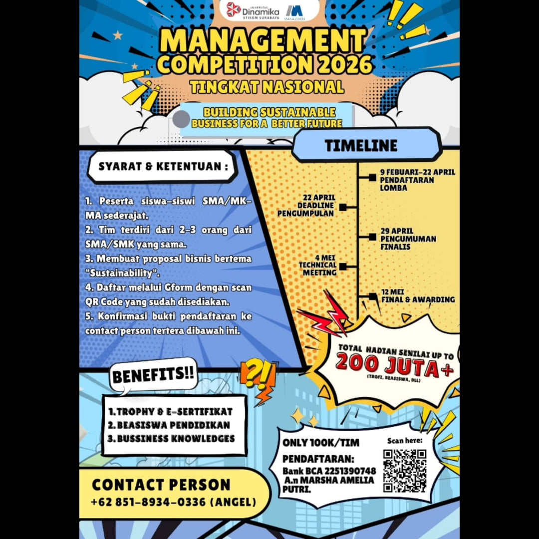 MANAGEMENT COMPETITION 2026 - Poster 2