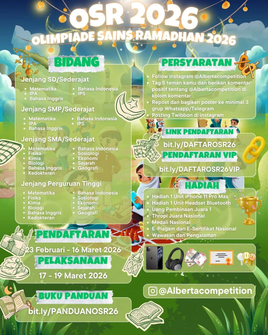 Olimpiade Sains Ramadhan 2026 - Poster 2