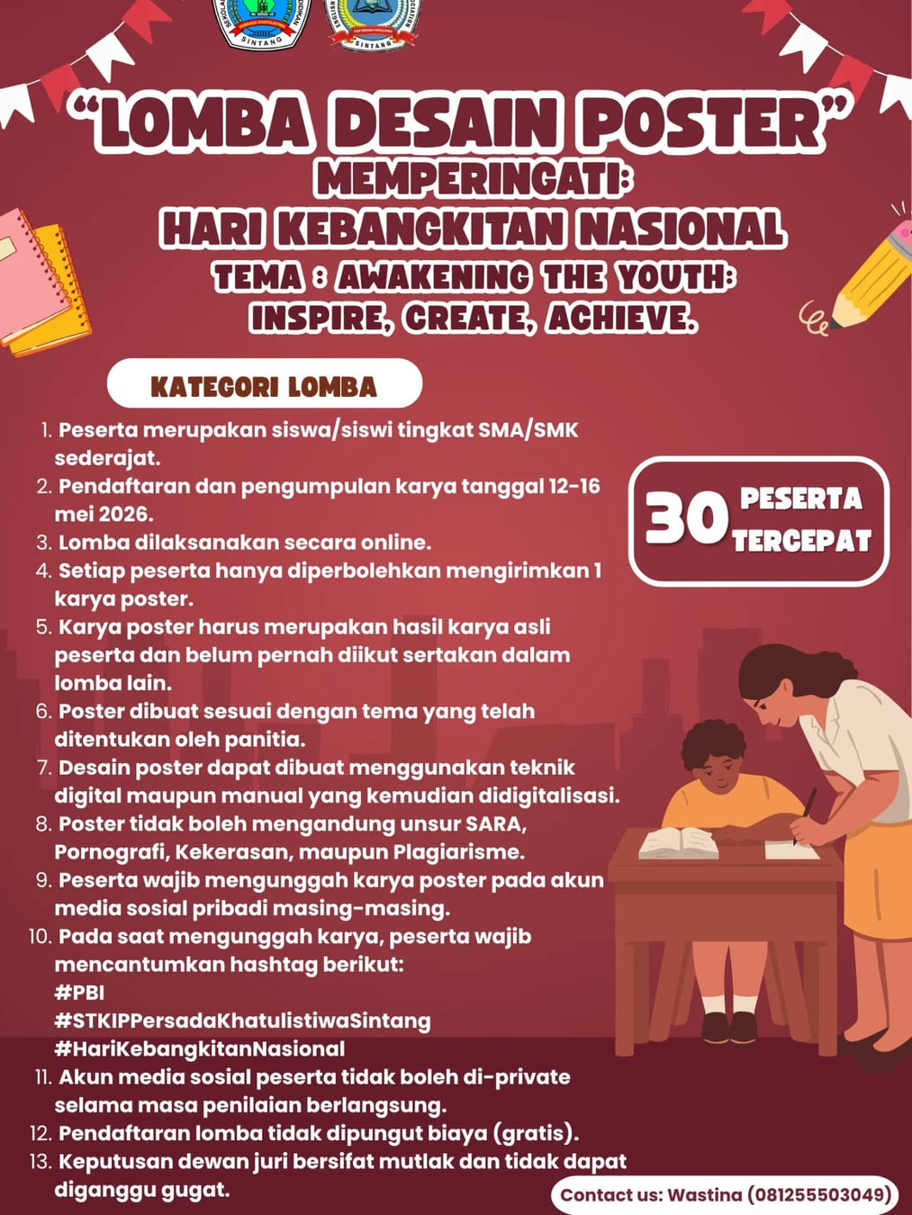 Lomba Desain Poster Hari Kebangkitan Nasional 2026 - Poster 2