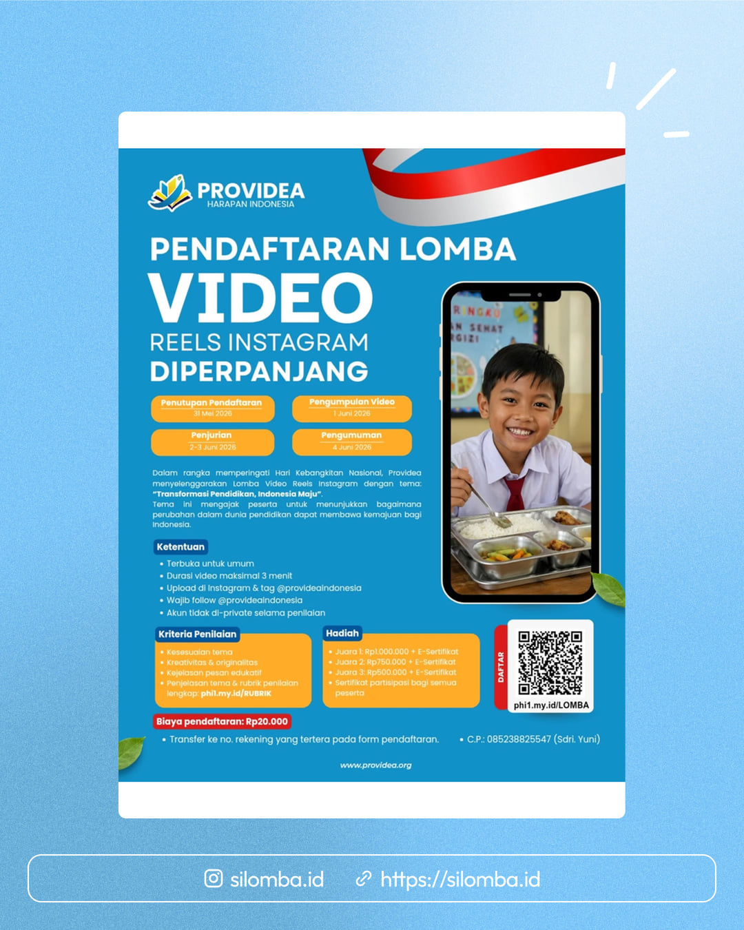 Lomba Video Reels Instagram Providea - Poster 1