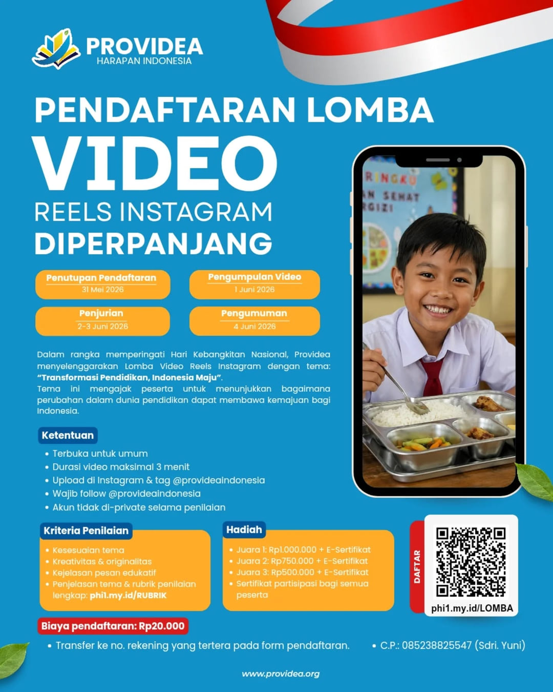 Lomba Video Reels Instagram Providea - Poster 2