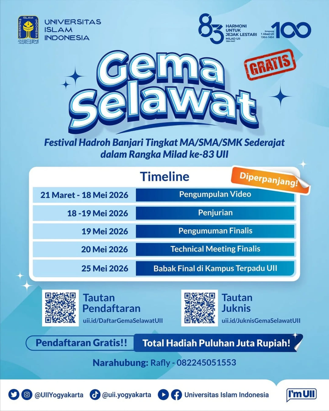 Festival Hadroh Banjari Tingkat MA/SMA/SMK Sederajat - Poster 2
