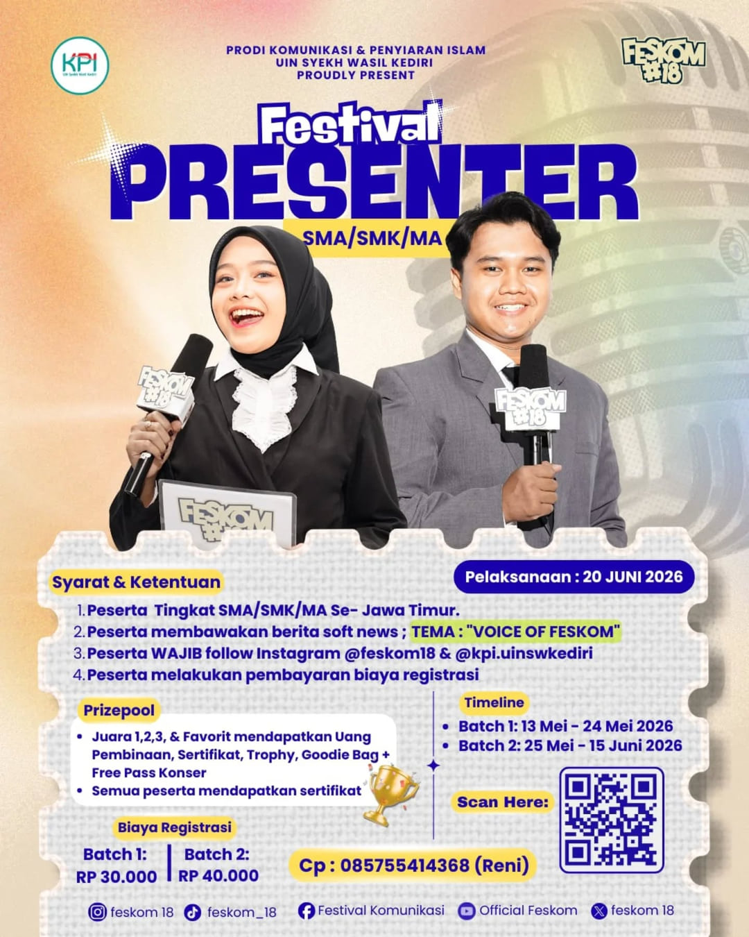 Festival Presenter Feskom 18 - Poster 2