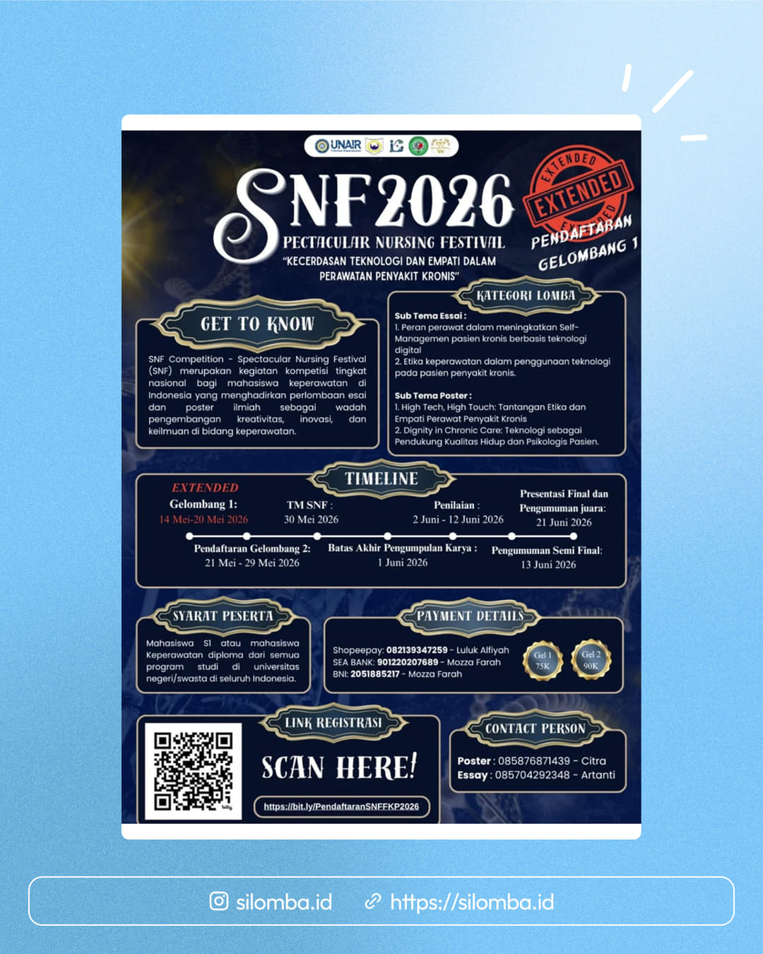 Spectacular Nursing Festival (SNF) 2026 - Poster 1
