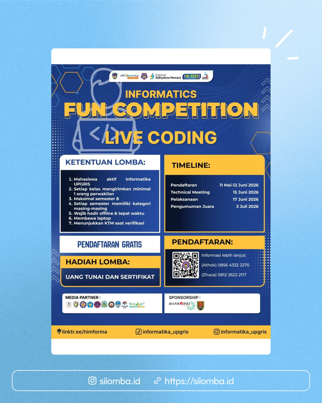 Informatics Fun Competition (IFC) - LIVE CODING - Poster 1