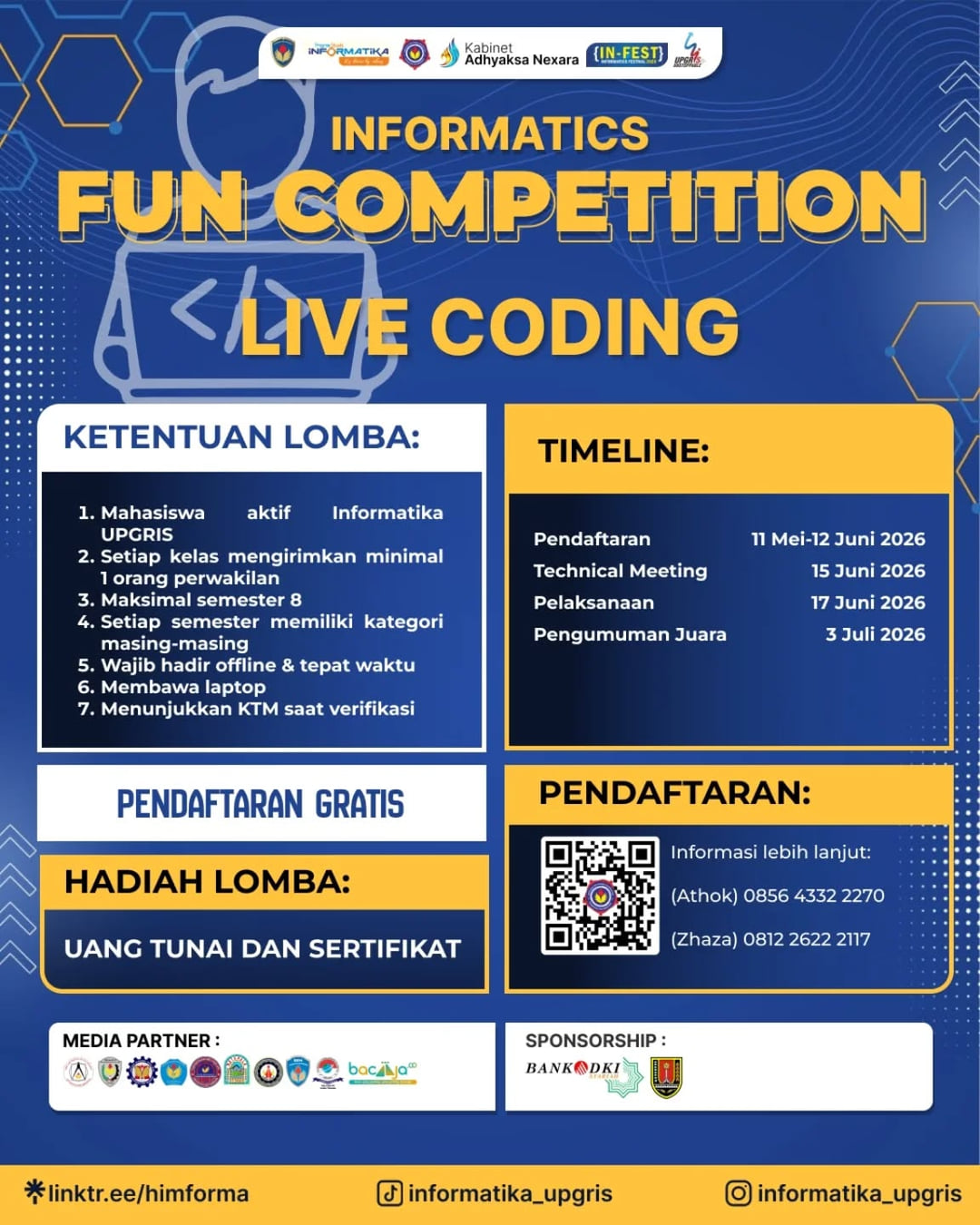 Informatics Fun Competition (IFC) - LIVE CODING - Poster 2