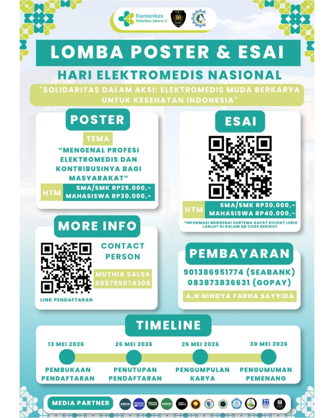 Lomba Poster & Esai Hari Elektromedis Nasional 2026 - Poster 2