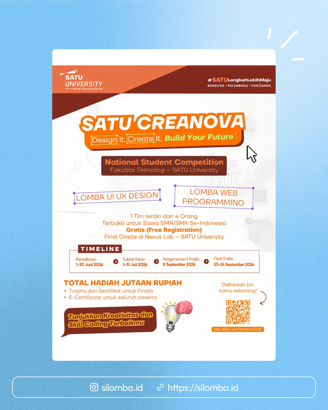 SATU CREANOVA 2026 - Poster 1