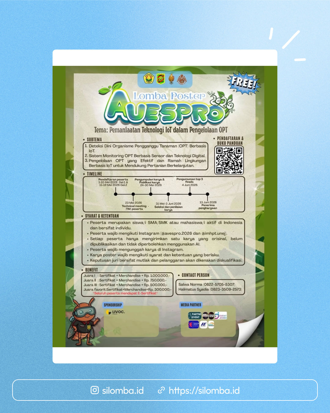 Lomba Poster AVESPRO 2026 - Poster 1