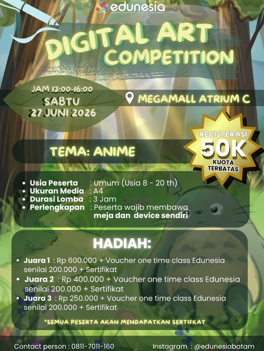 Digital Art Competition by Edunesia - Poster 2