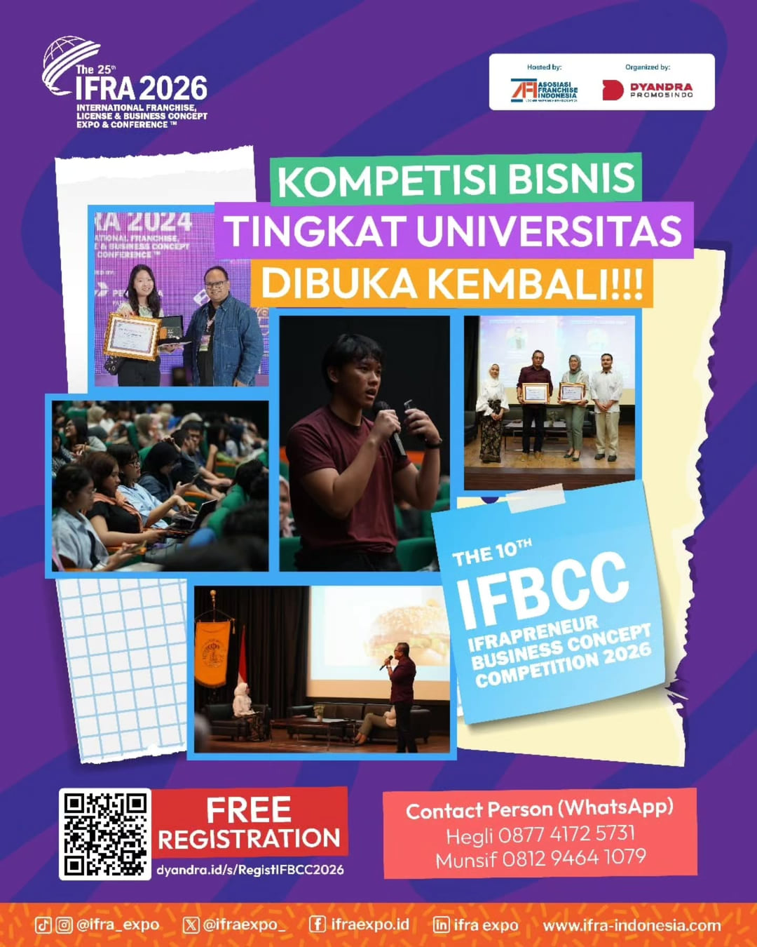 IFRApreneur Business Concept Competition (IFBCC) 2026 - Poster 2