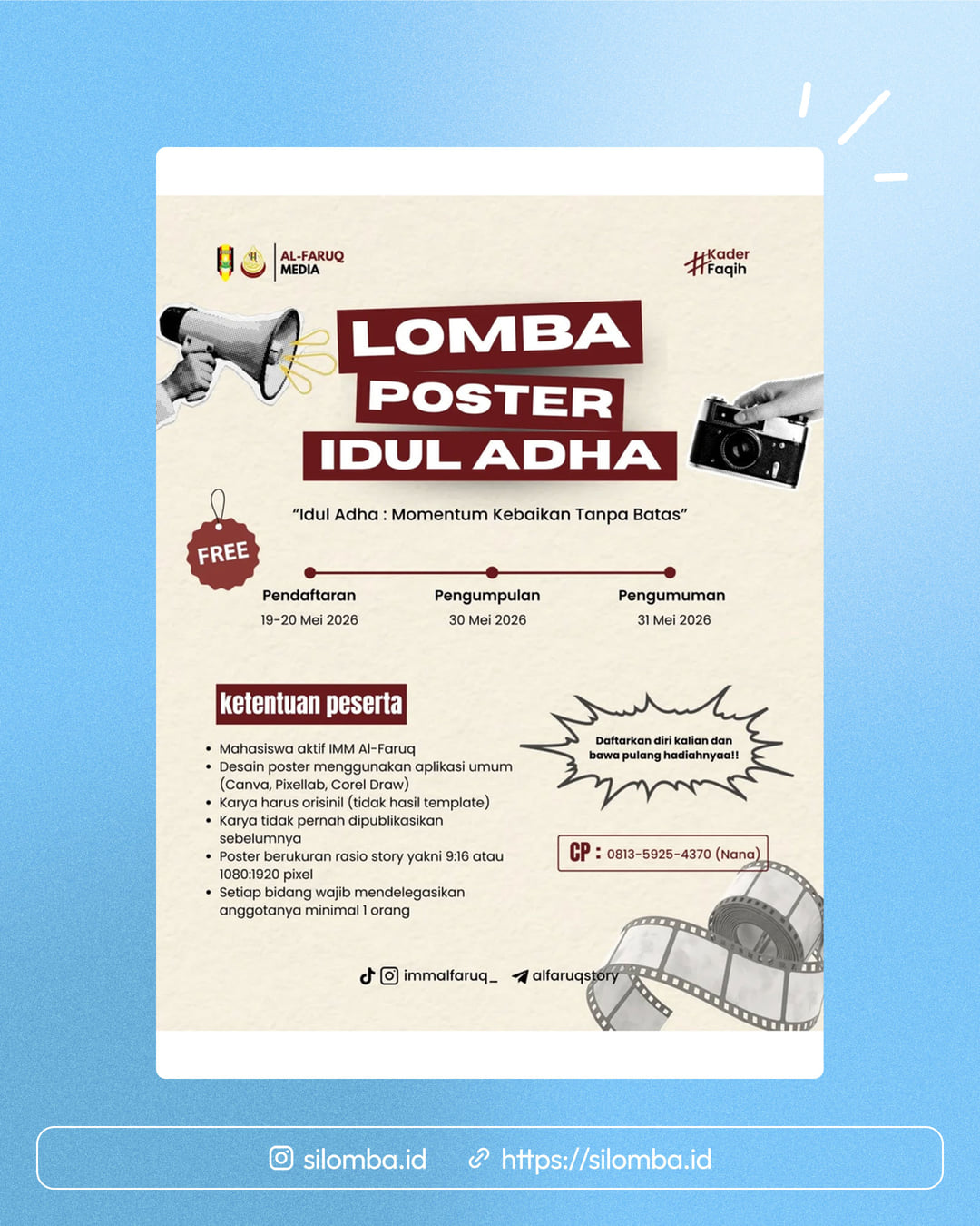 Lomba Poster Idul Adha 2026 - Poster 1