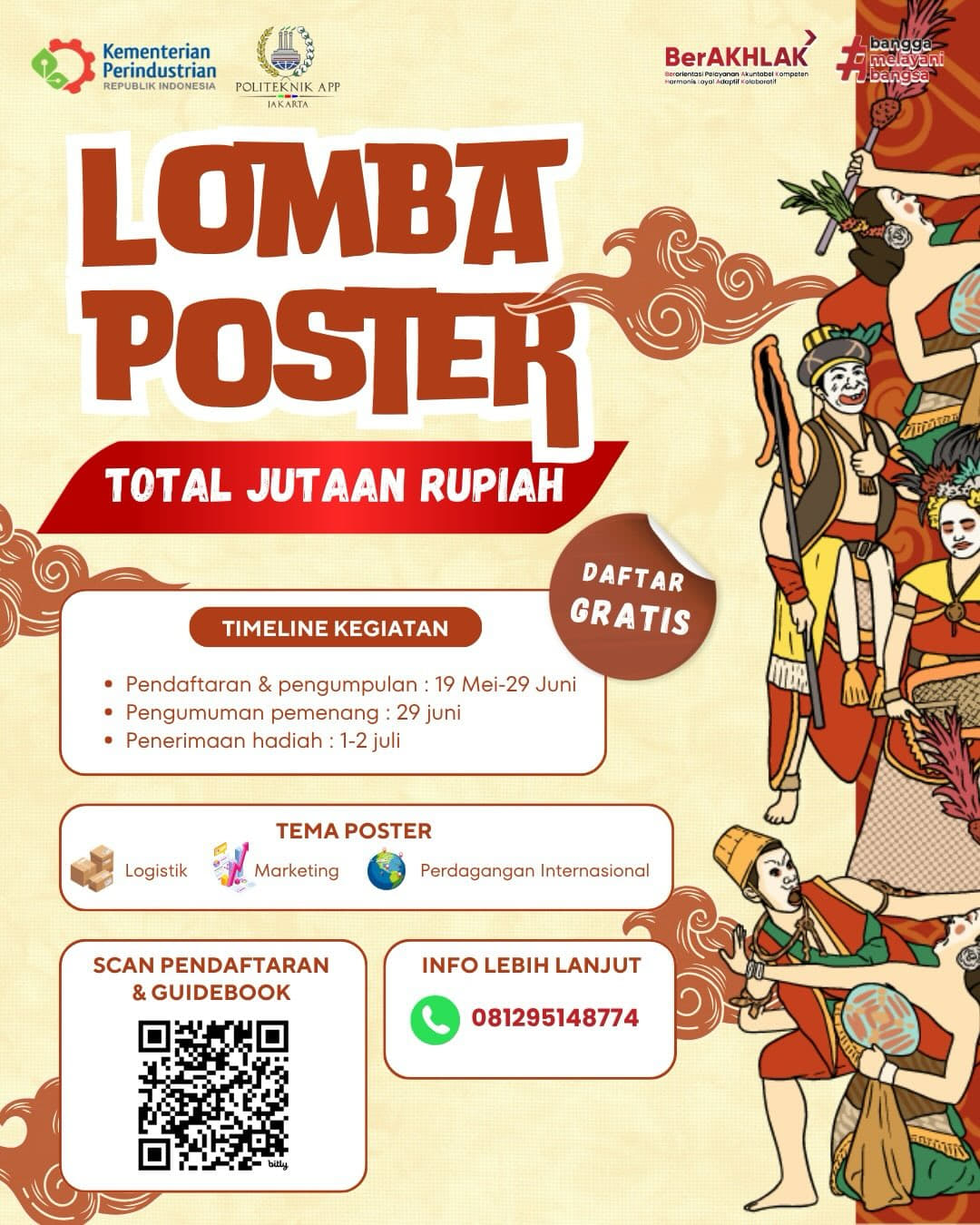 Lomba Poster & Lomba Video Politeknik APP Jakarta - Poster 2