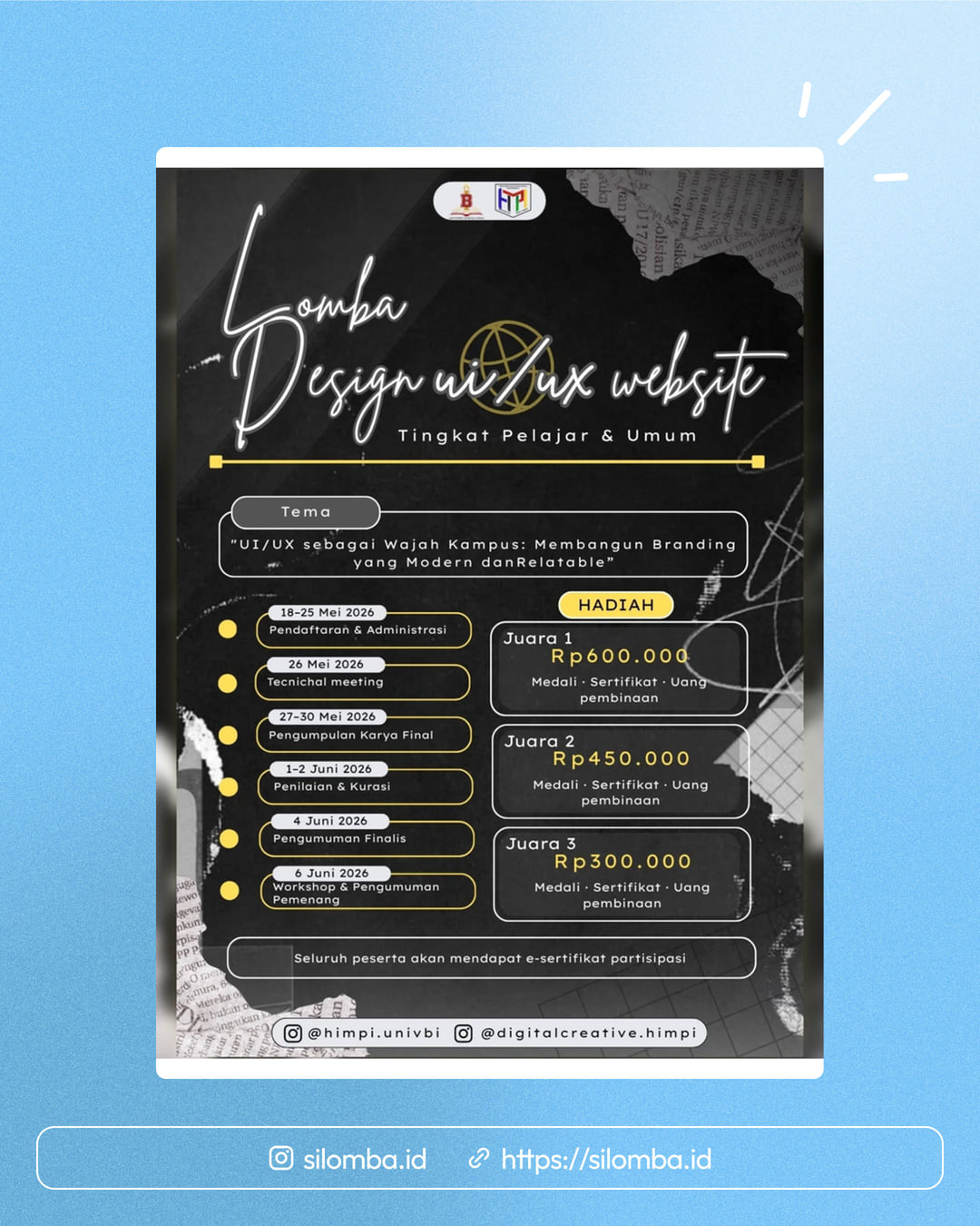 UI/UX Design Competition 2026 - Poster 1