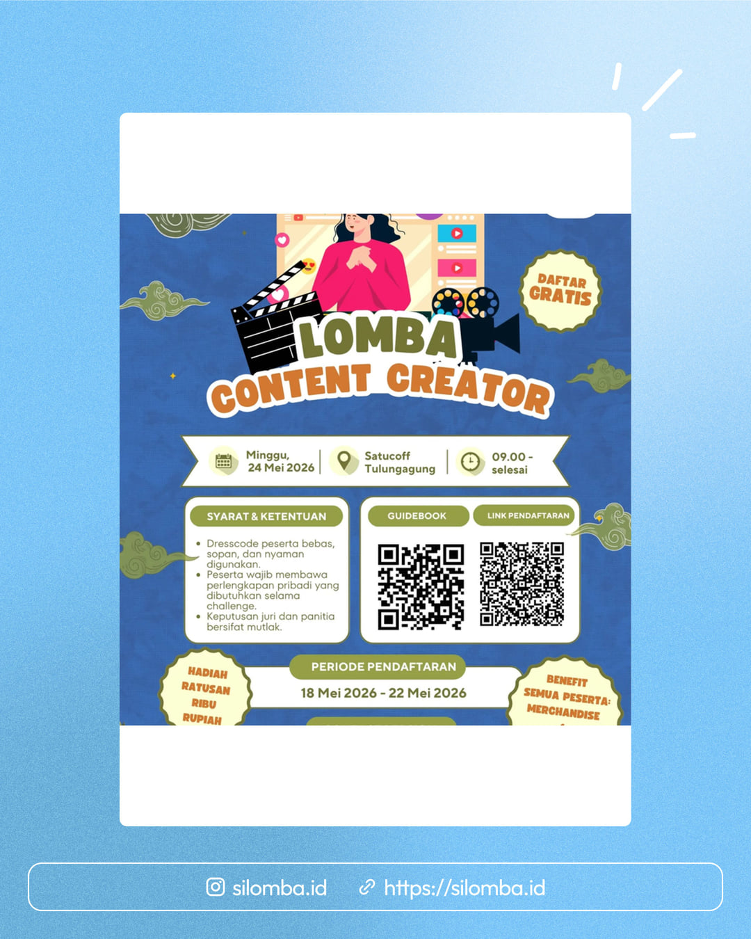 Lomba Content Creator - Poster 1