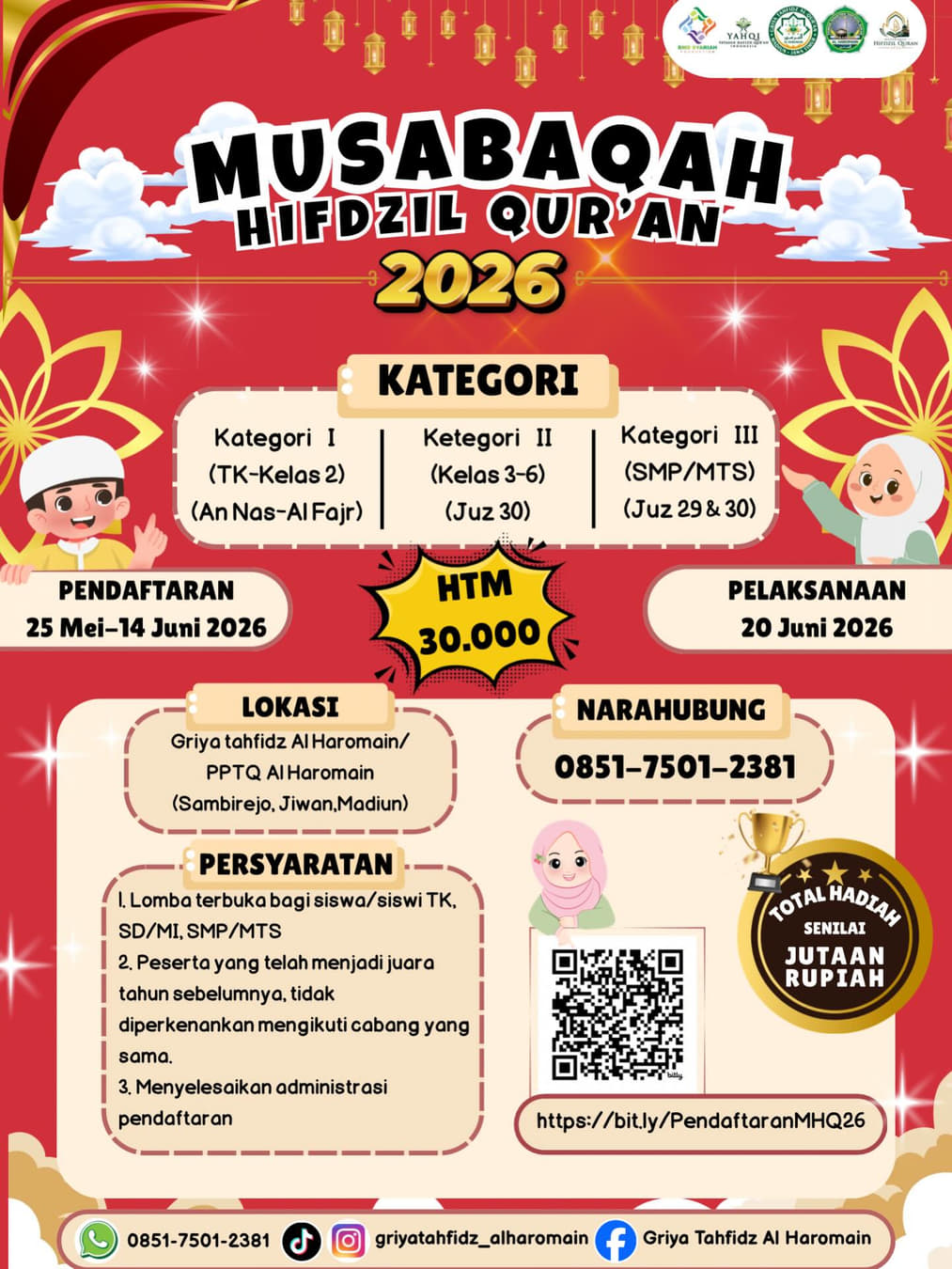 MUSABAQAH HIFZHIL QUR’AN (MHQ) 2026 - Poster 2