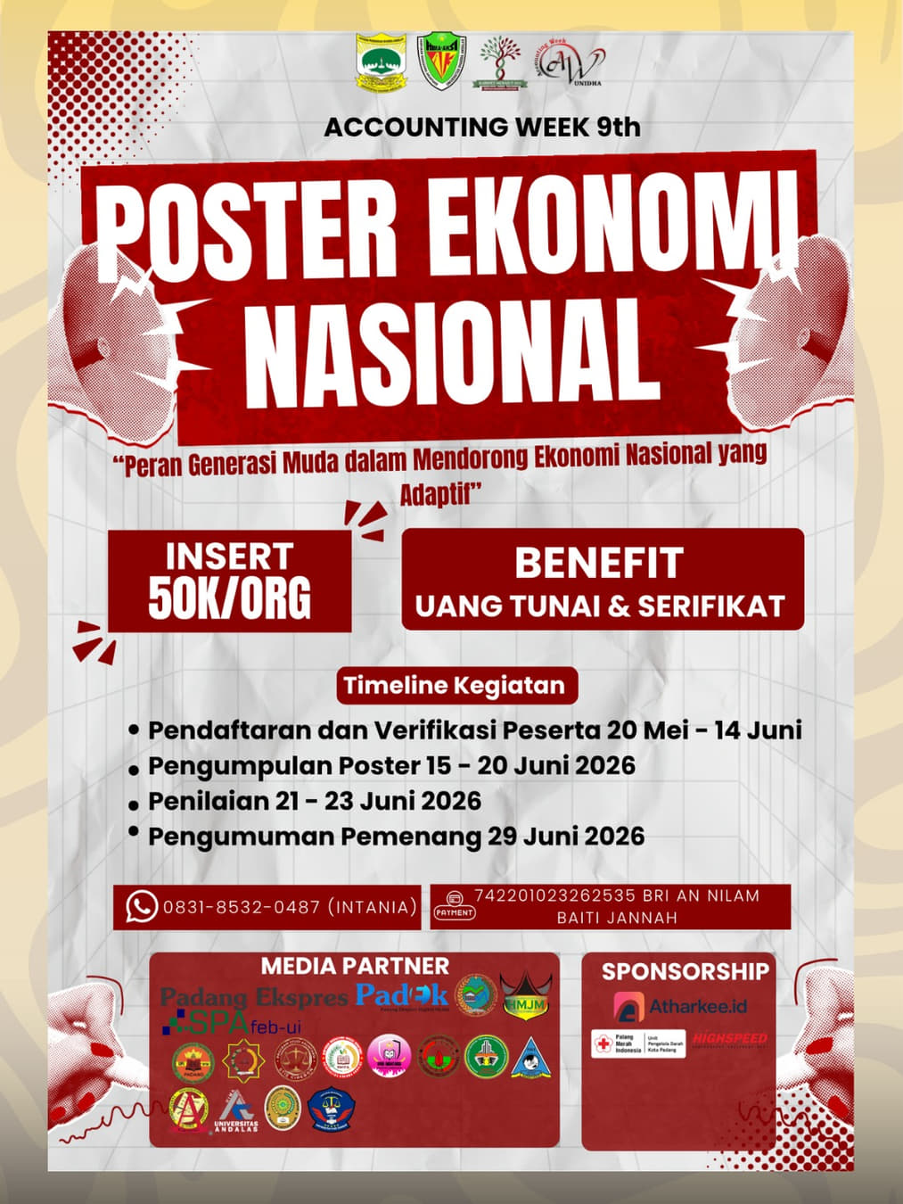 Lomba Poster Ekonomi Nasional - Accounting Week 9th - Poster 2