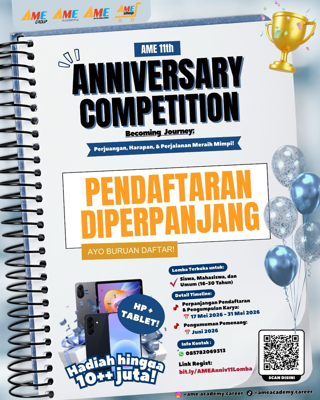 AME 11th Anniversary Competition 2026 - Poster 2