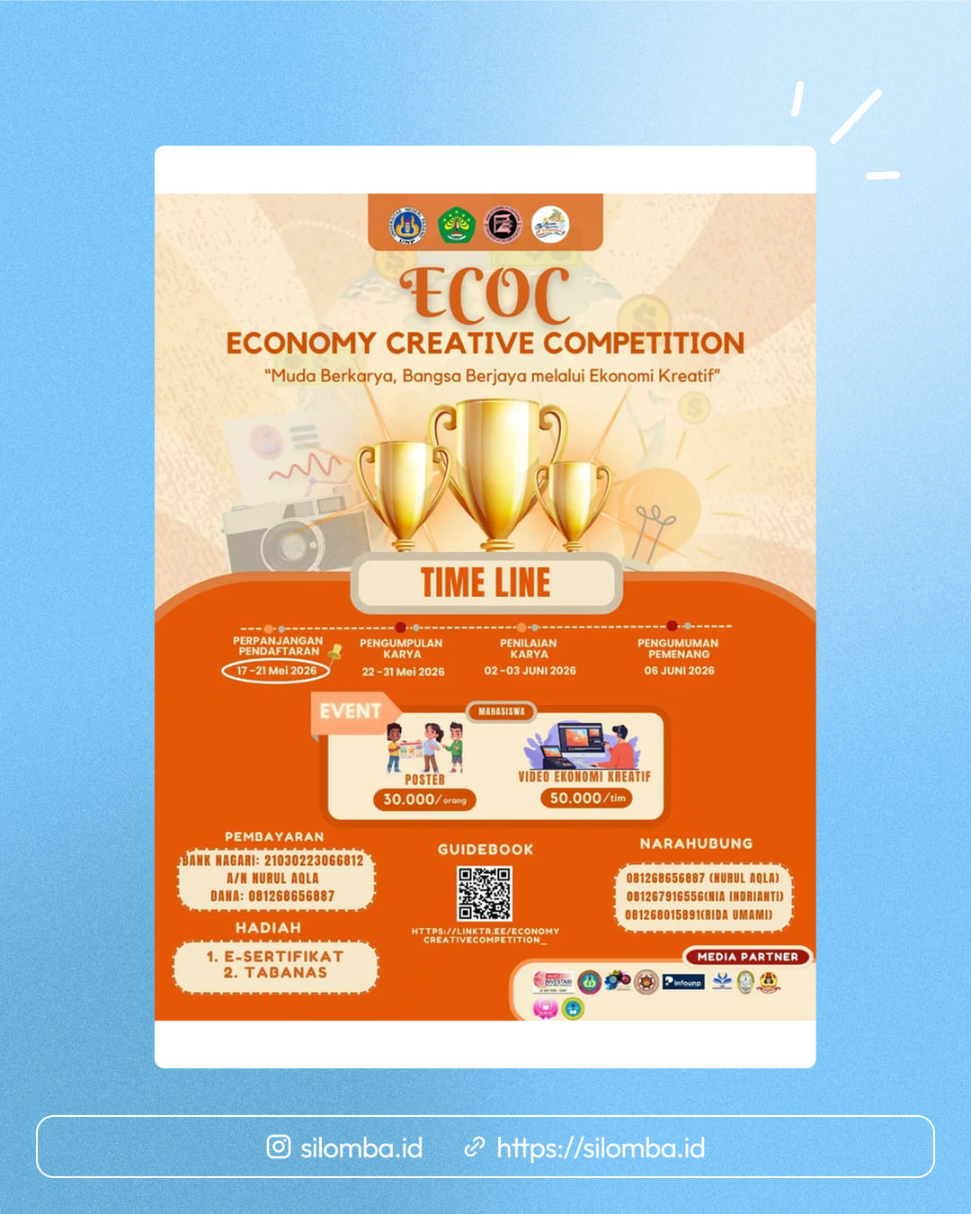 ECOC (Economy Creative Competition) 2026 - Poster 1