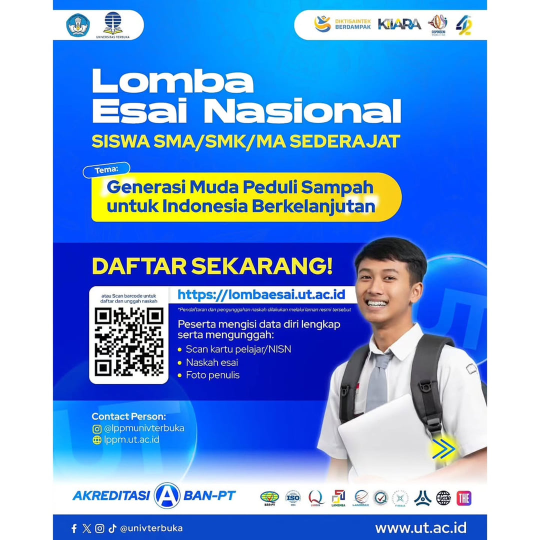 Lomba Esai Nasional Siswa SMA/SMK/MA Sederajat - Poster 2