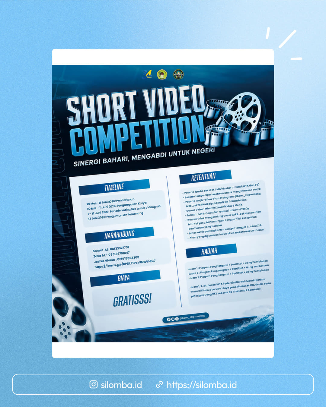 Short Video Competition 2026 - Poster 1