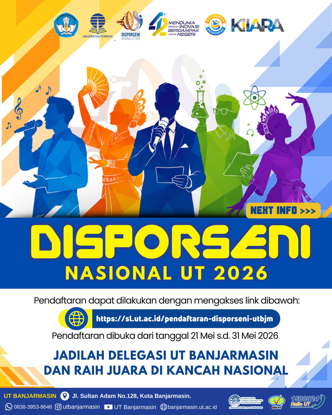 DISPORSENI Nasional UT 2026 - Poster 2