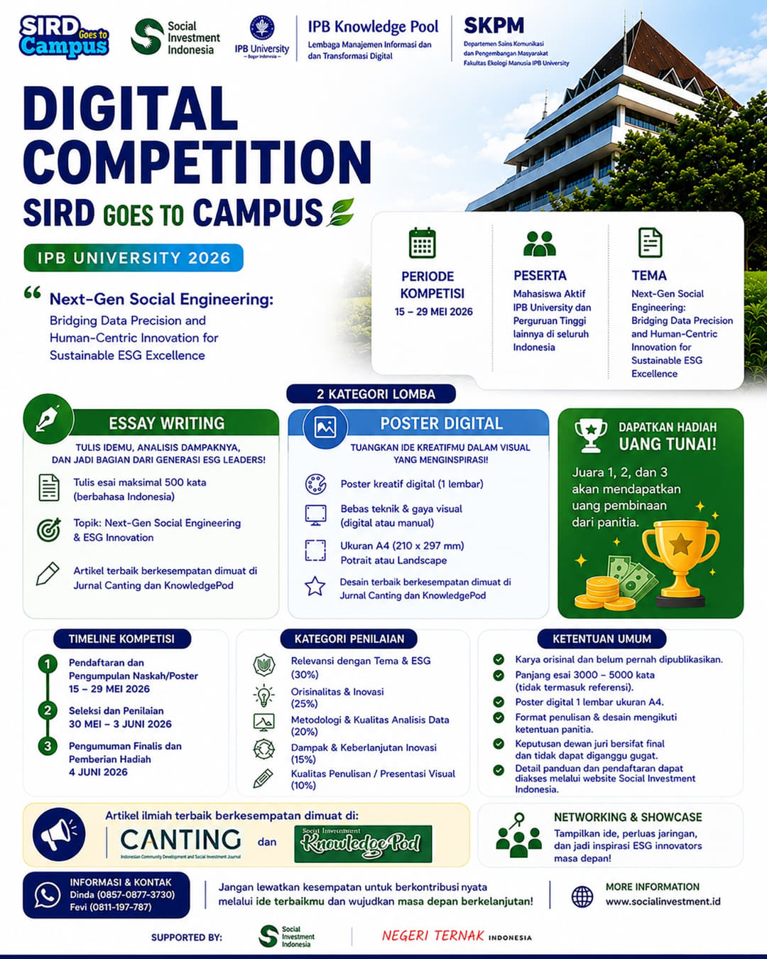 Digital Competition SIRD Goes to Campus 2026 - Poster 2