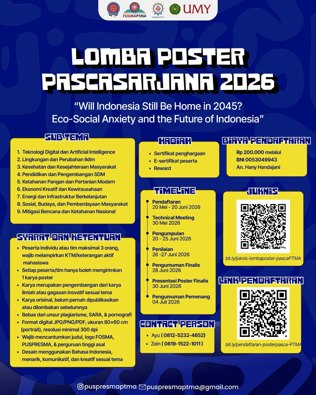 Lomba Poster Pascasarjana 2026 - Poster 2
