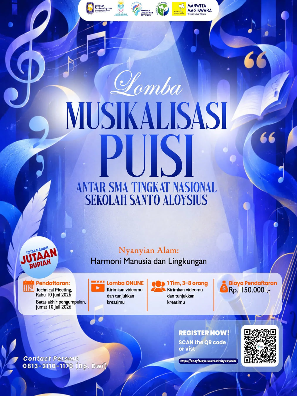 Lomba Musikalisasi Puisi Antar SMA Tingkat Nasional - Poster 2